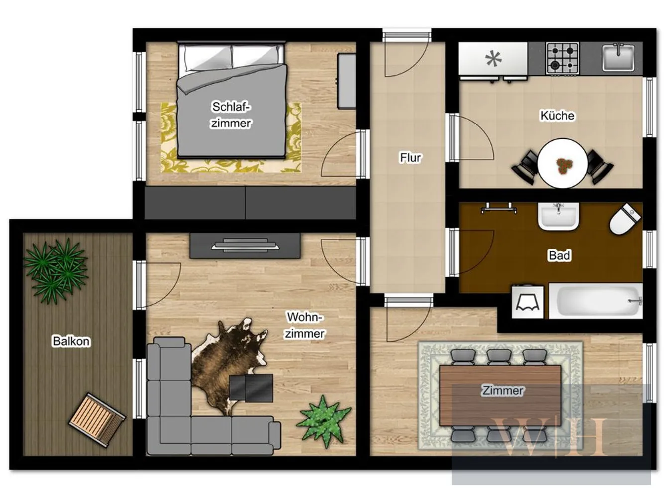 3 room apartment with 65 m² in Magdeburg – Photo 2