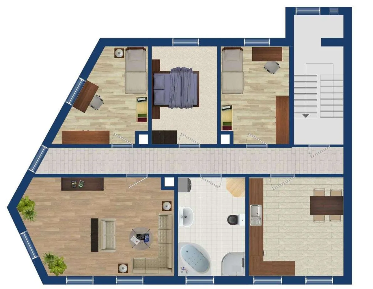 4 Zimmer Wohnung mit 125 m² in Gelsenkirchen – Bild 3