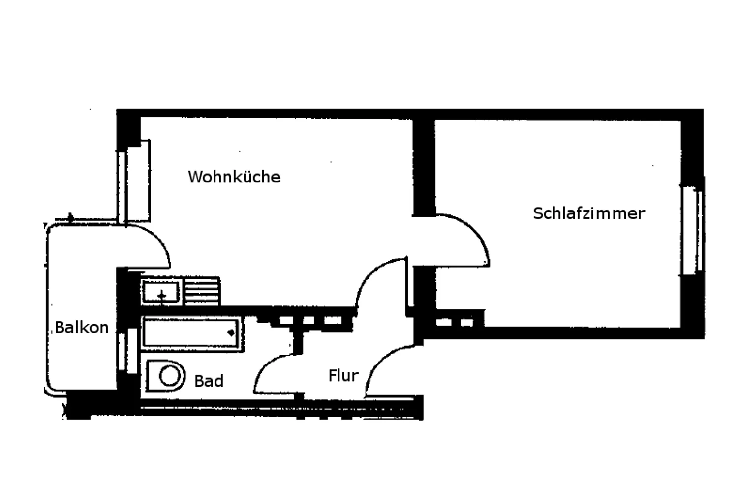 1 Zimmer Wohnung mit 38 m² in Düsseldorf – Bild 7