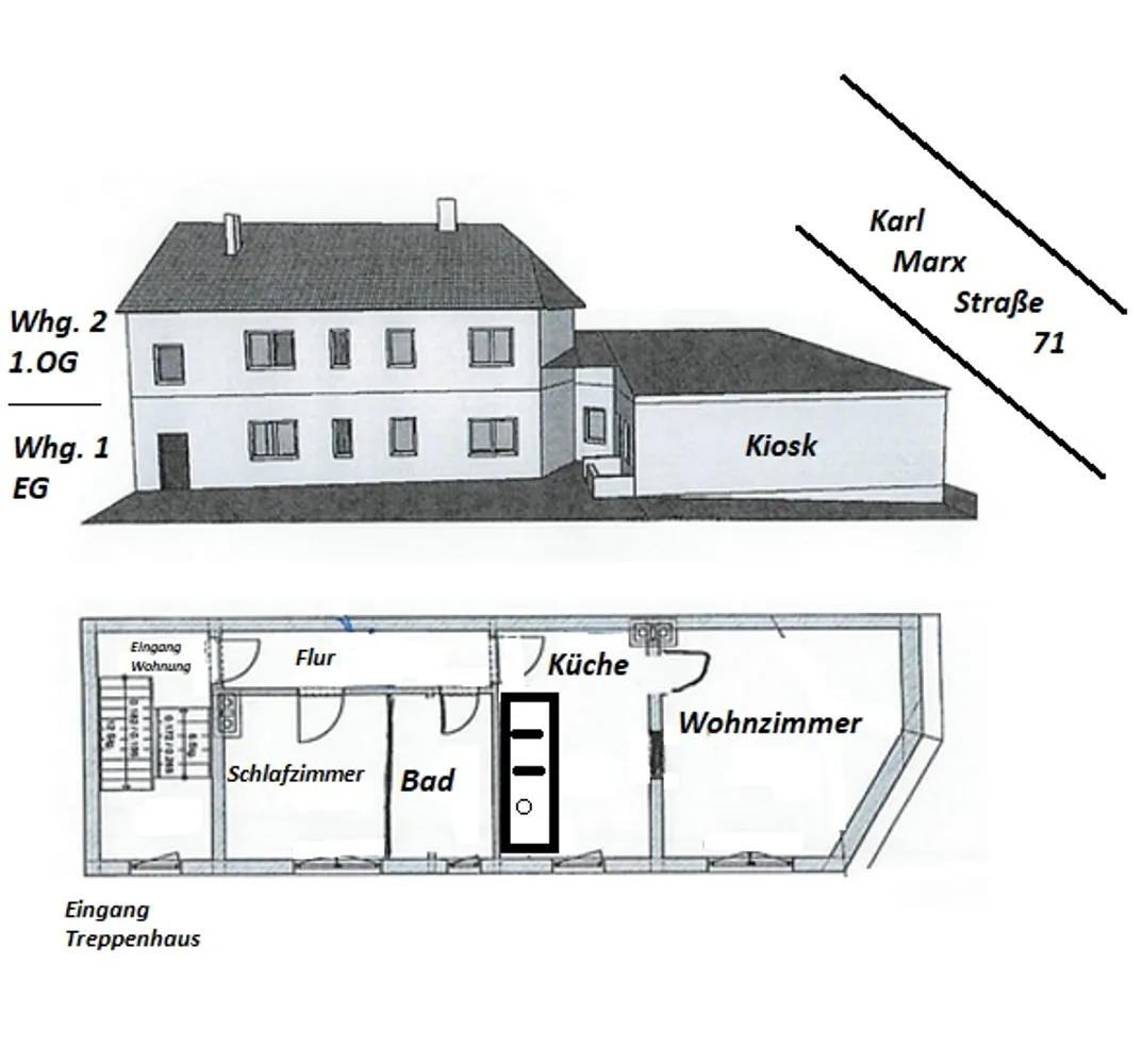 2 Zimmer Wohnung mit 53 m² in Königs Wusterhausen – Bild 3