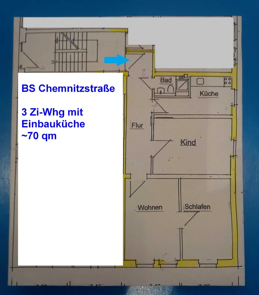 3 Zimmer Wohnung mit 70 m² in Braunschweig – Bild 5