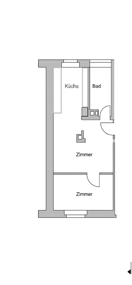 2 Zimmer Wohnung mit 39 m² in Karlsruhe – Bild 6