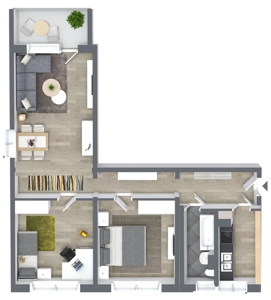3 Zimmer Wohnung mit 69 m² in Chemnitz – Bild 7