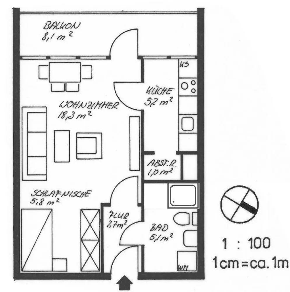 1 Zimmer Wohnung mit 42 m² in Hannover – Bild 8
