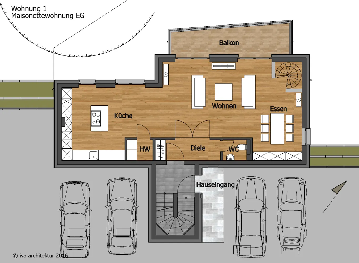 4 Zimmer Wohnung mit 154 m² in Aachen – Bild 3