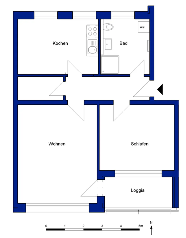 2 Zimmer Wohnung mit 66 m² in Wolfsburg – Bild 3