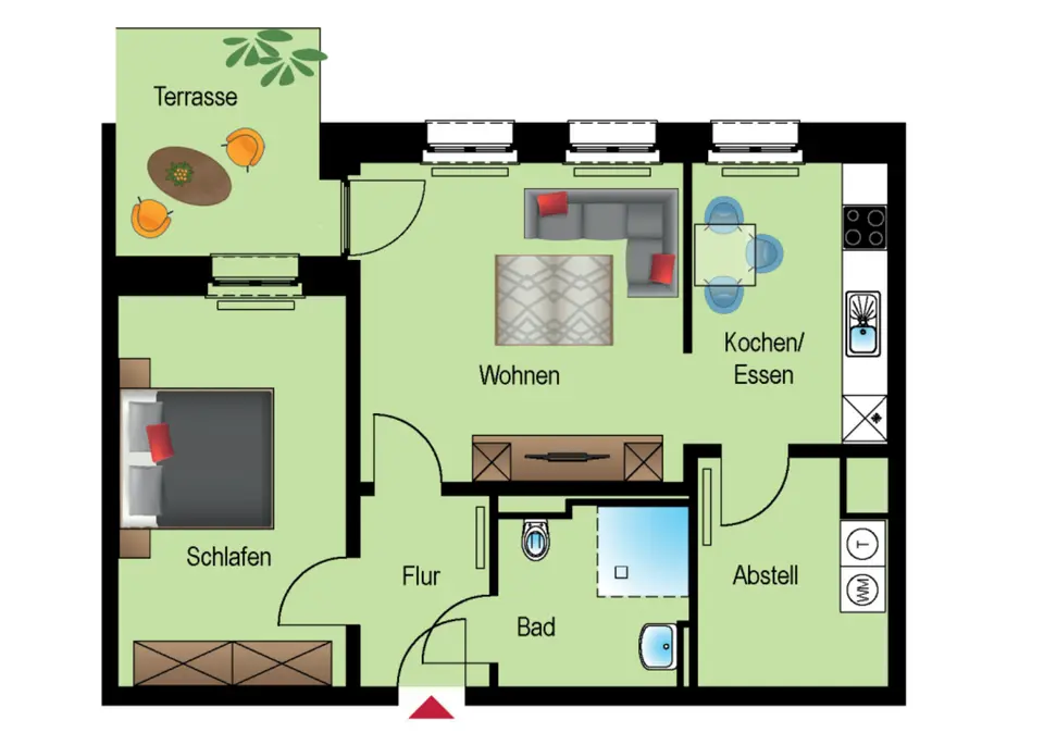 2 Zimmer Wohnung mit 63 m² in Chemnitz – Bild 6