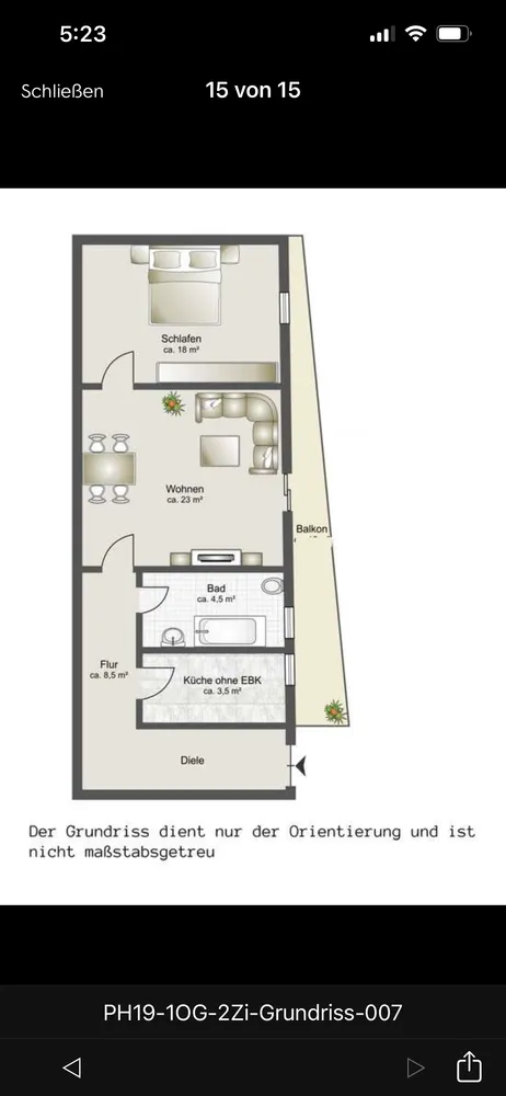 2 Zimmer Wohnung mit 73 m² in München – Bild 7