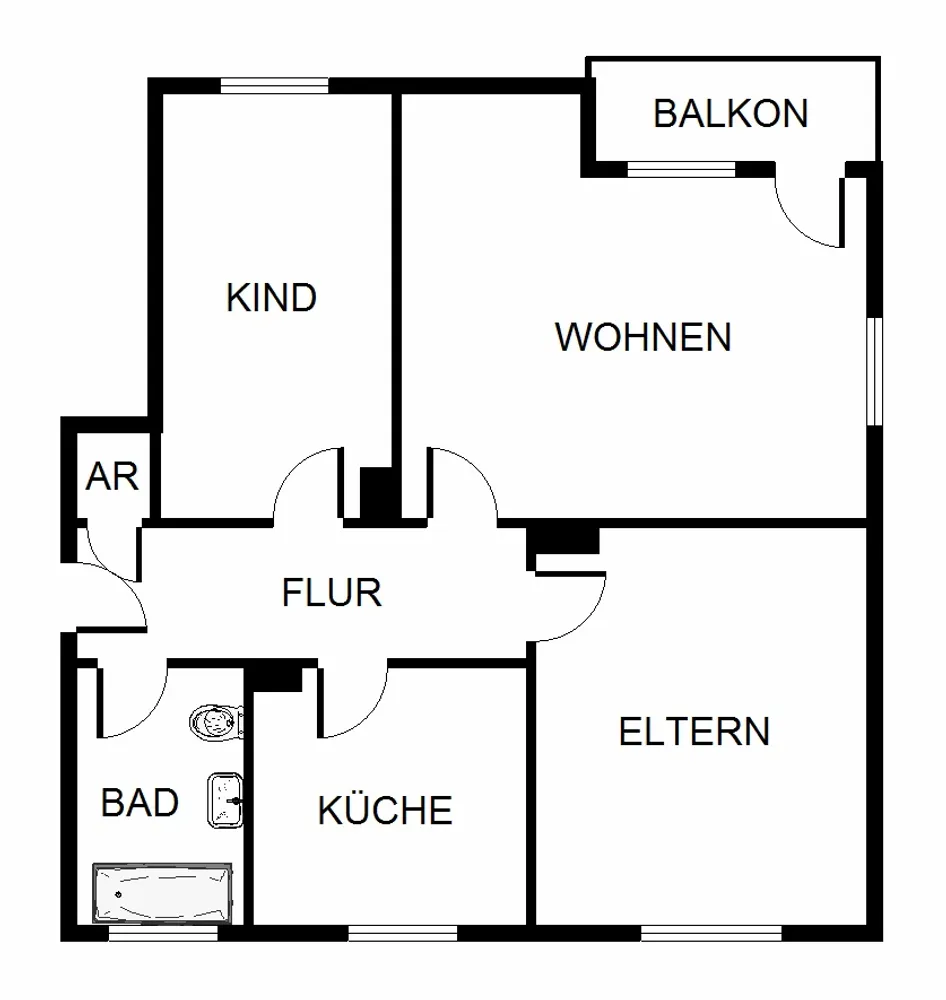 3 Zimmer Wohnung mit 65 m² in Dortmund – Bild 5