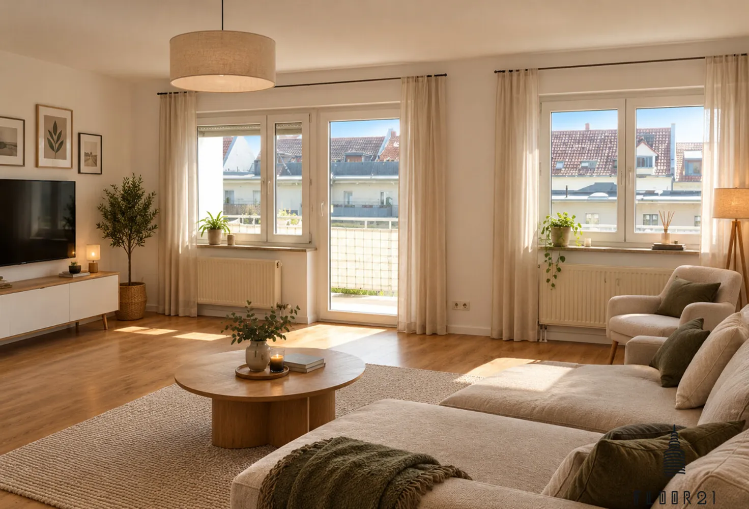 4 Zimmer Wohnung mit 99 m² in Leipzig – Bild 1