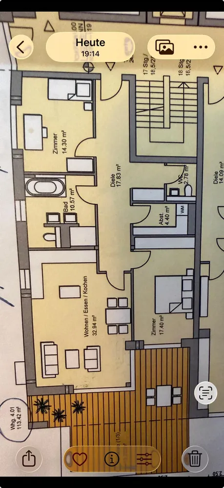 3 Zimmer Wohnung mit 114 m² in Hannover – Bild 2