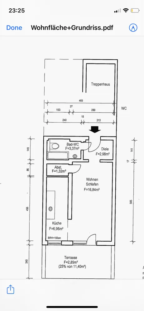 1 Zimmer Wohnung mit 34 m² in Düsseldorf – Bild 10