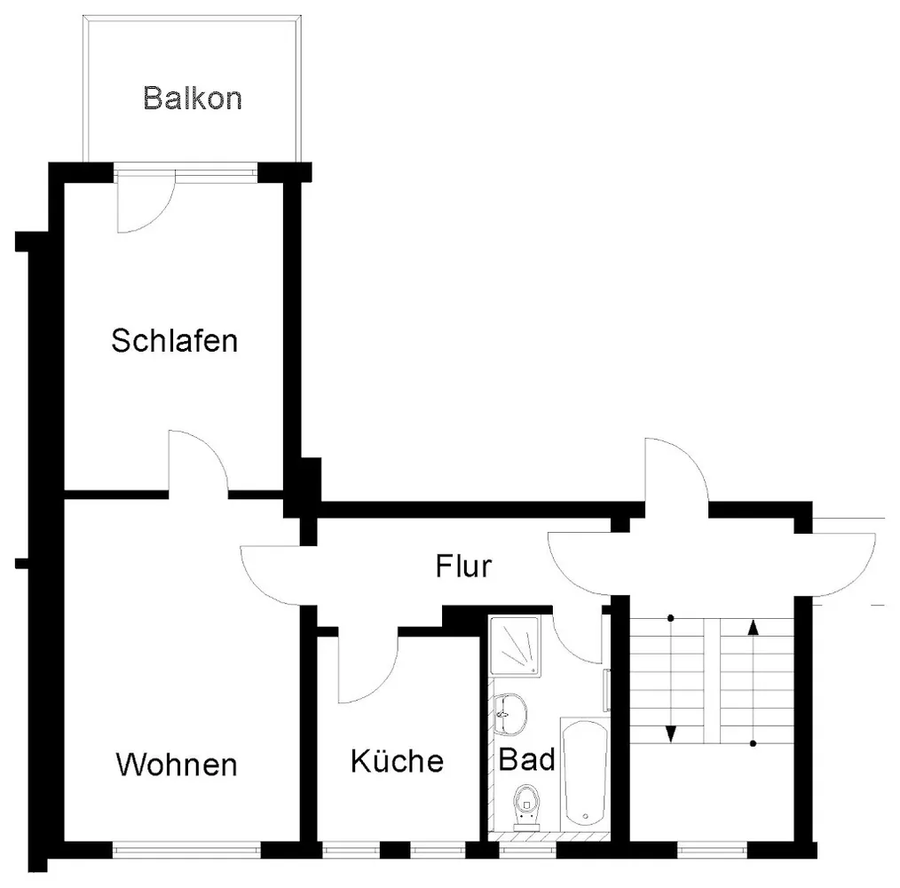 2 Zimmer Wohnung mit 54 m² in Wuppertal – Bild 3