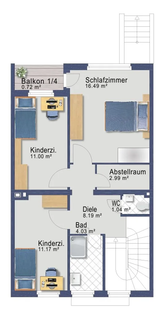 5 Zimmer Haus mit 117 m² in Hannover – Bild 12
