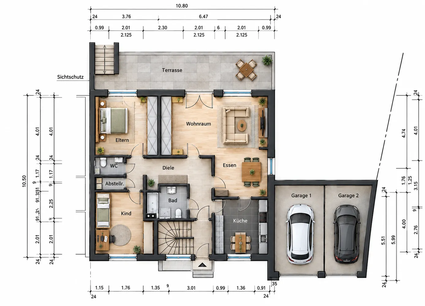 3 Zimmer Wohnung mit 95 m² in Bonn – Bild 2