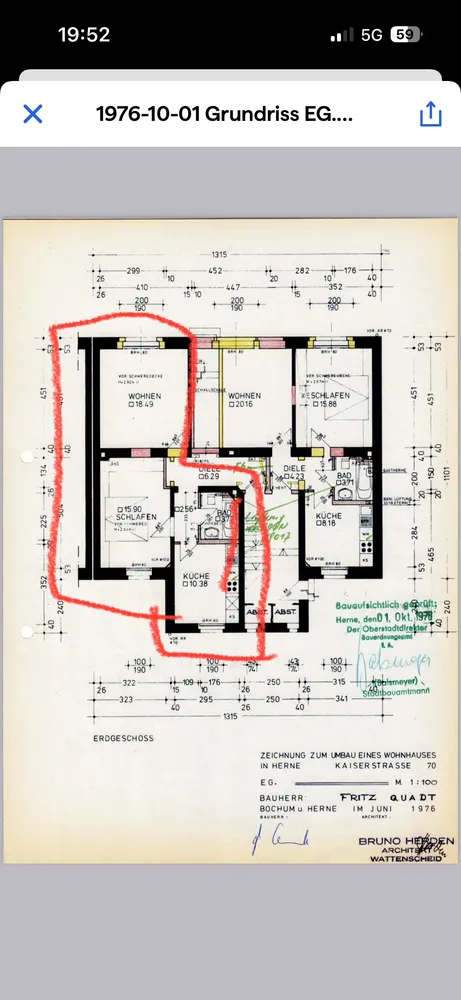 3 Zimmer Wohnung mit 60 m² in Herne – Bild 5