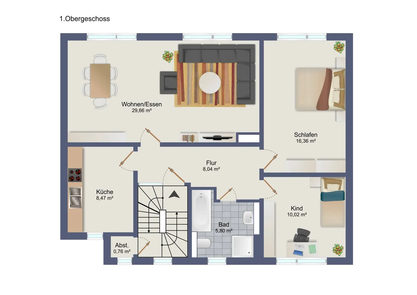 3 Zimmer Wohnung mit 79 m² in Darmstadt – Bild 9