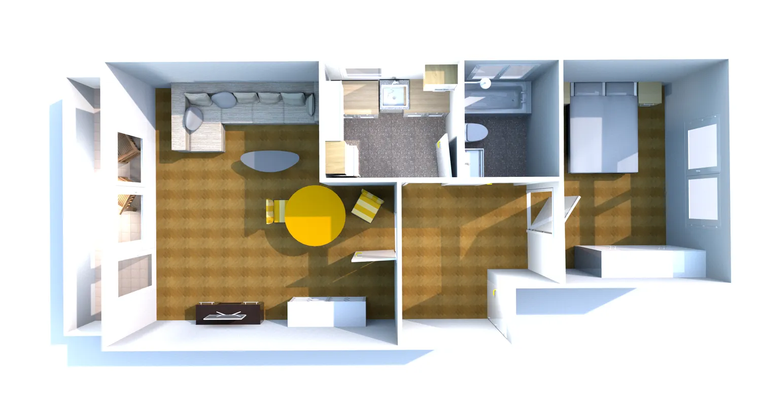 2 Zimmer Wohnung mit 59 m² in Bonn – Bild 3