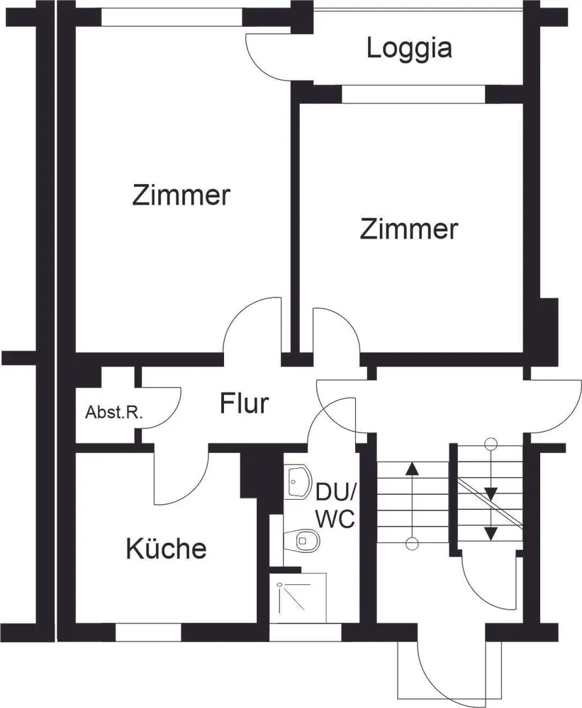 2 Zimmer Wohnung mit 51 m² in Seesen – Bild 2