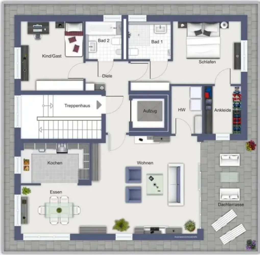 4 Zimmer Wohnung mit 124 m² in Dortmund – Bild 11