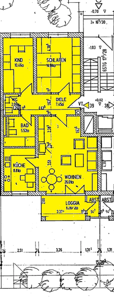 3 Zimmer Wohnung mit 76 m² in Augsburg – Bild 9