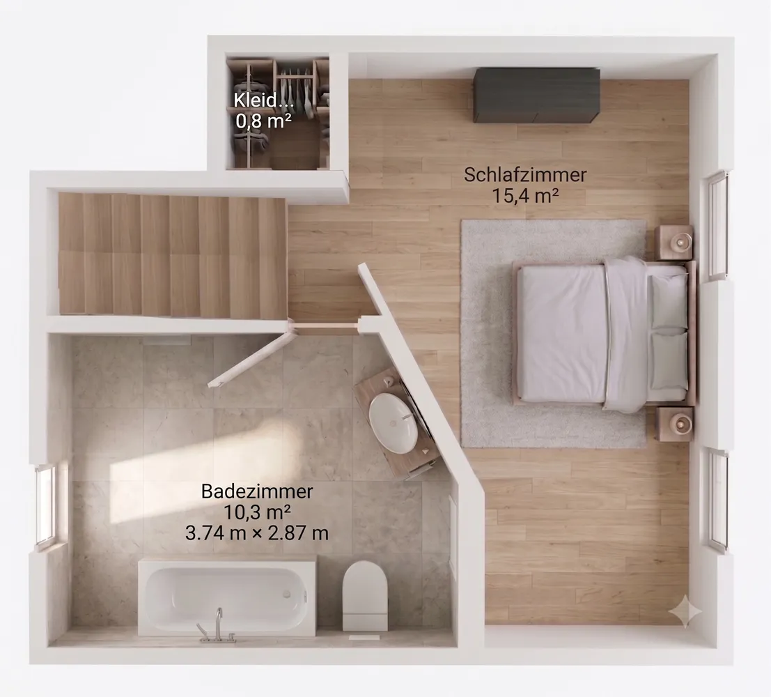 2 Zimmer Wohnung mit 63 m² in Dessau-Roßlau – Bild 12