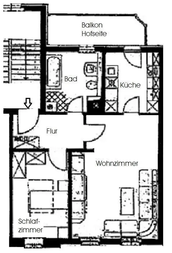 2 Zimmer Wohnung mit 60 m² in Leipzig – Bild 2
