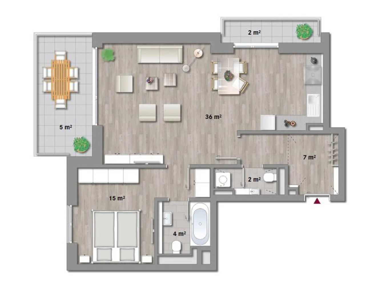 2 Zimmer Wohnung mit 68 m² in Hamburg – Bild 9