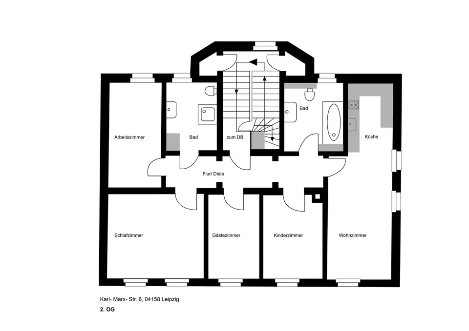 5 Zimmer Wohnung mit 104 m² in Borna – Bild 9
