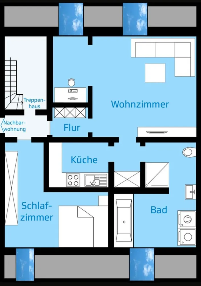 1 Zimmer Wohnung mit 41 m² in Bielefeld – Bild 5