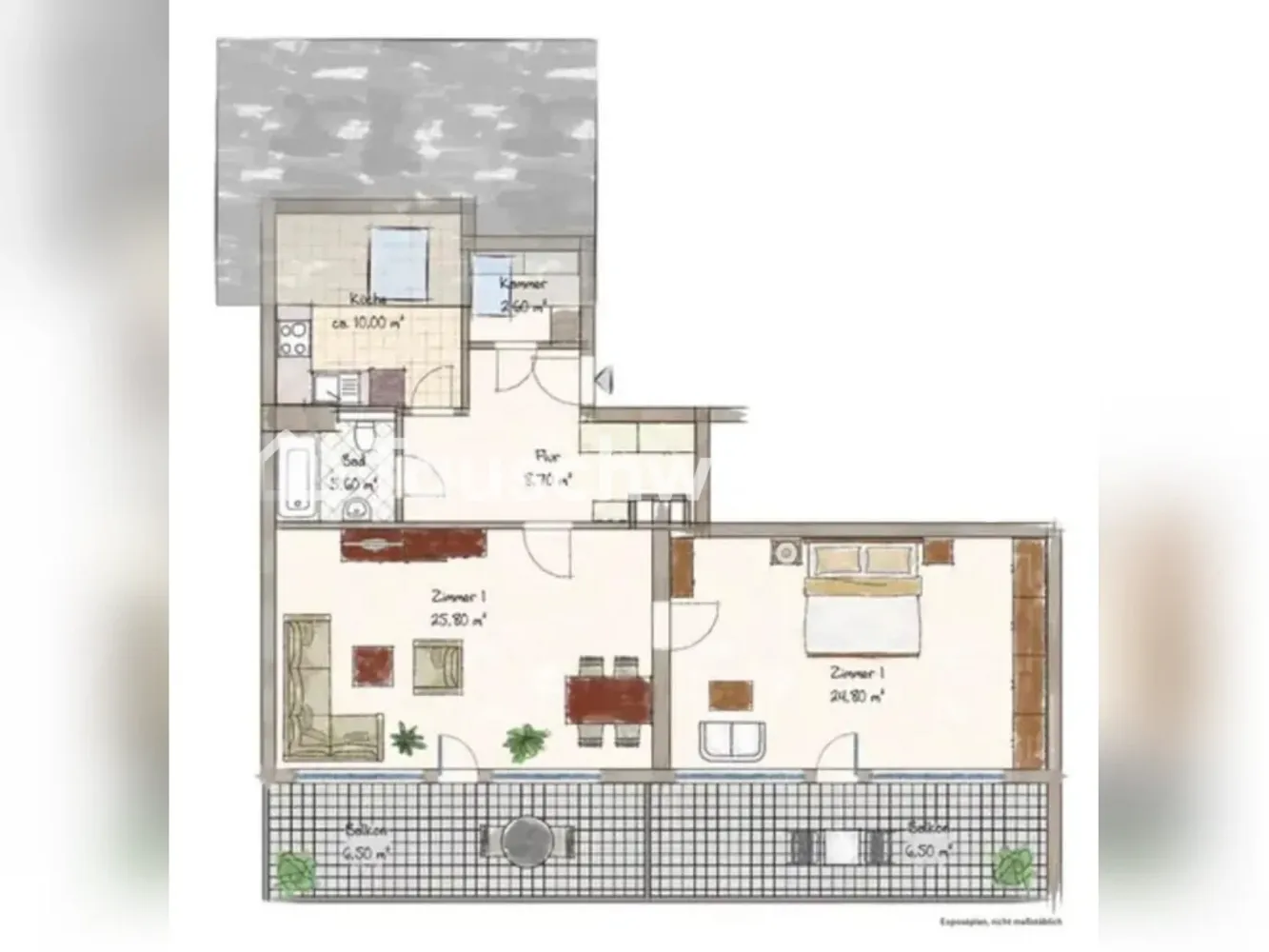 3 room apartment with 88 m² in Munich – Photo 5