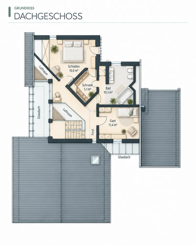 6 Zimmer Haus mit 225 m² in Ulm – Bild 1
