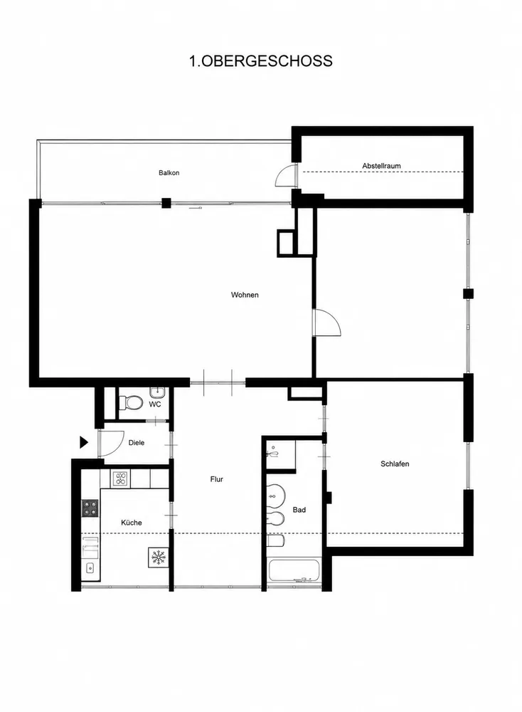 4 room apartment with 133 m² in Düsseldorf – Photo 7