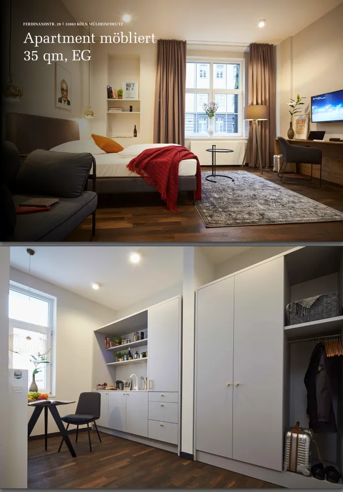 2 room apartment with 35 m² in Cologne – Photo 3