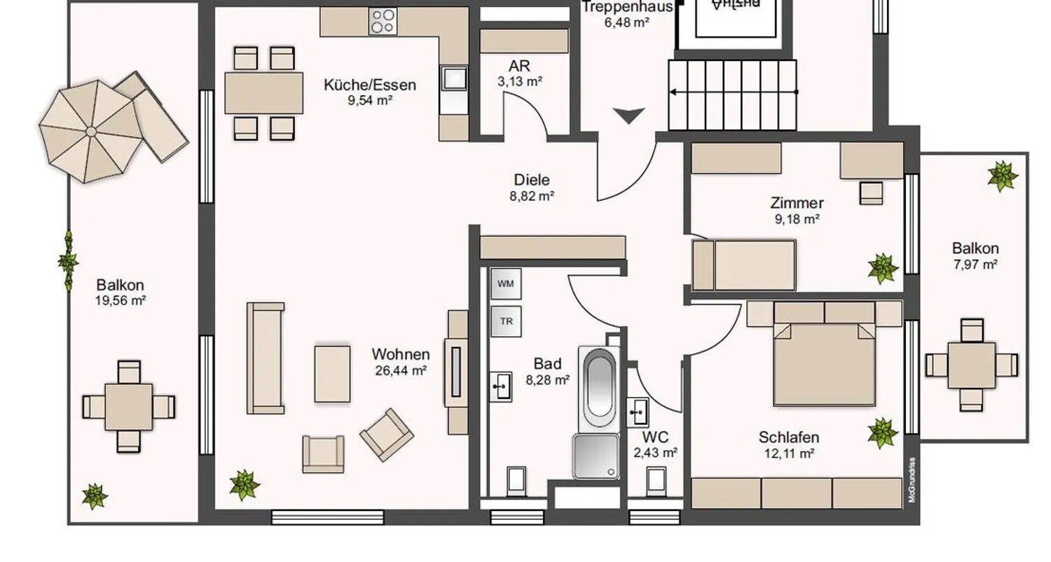 4 room apartment with 94 m² in Aalen – Photo 3