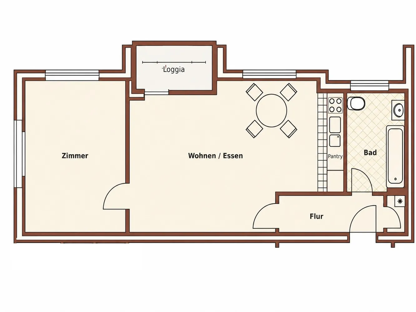 2 Zimmer Wohnung mit 65 m² in Rostock – Bild 5