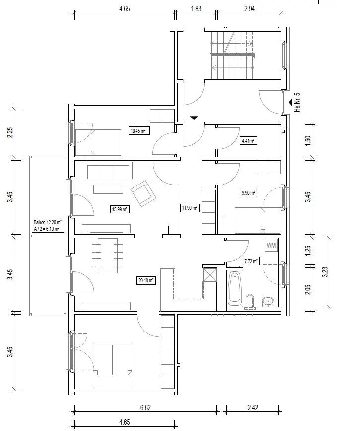 4 Zimmer Wohnung mit 103 m² in Finsterwalde – Bild 4
