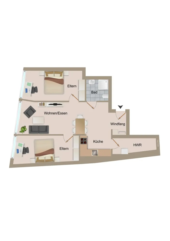 3 Zimmer Wohnung mit 89 m² in Bremen – Bild 6