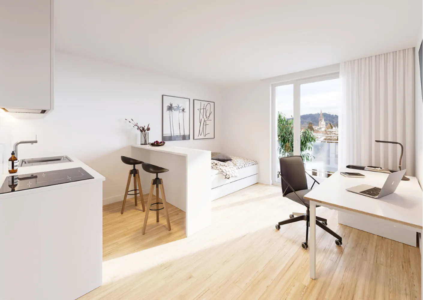 1 Zimmer Wohnung mit 27 m² in Freiburg im Breisgau – Bild 1