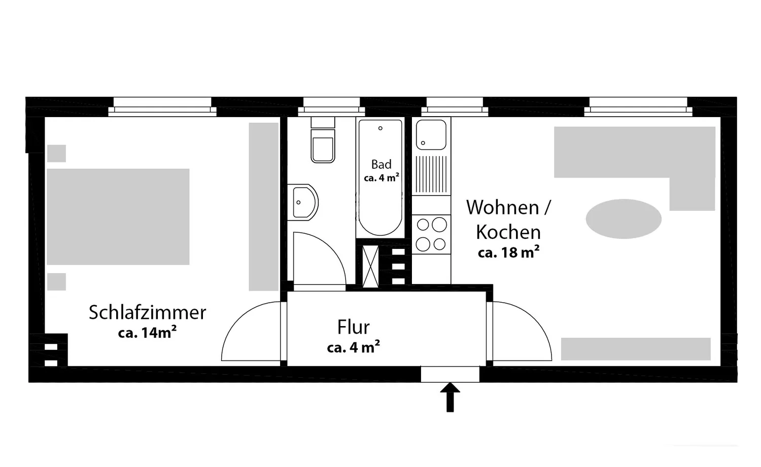 2 Zimmer Wohnung mit 40 m² in Solingen – Bild 8