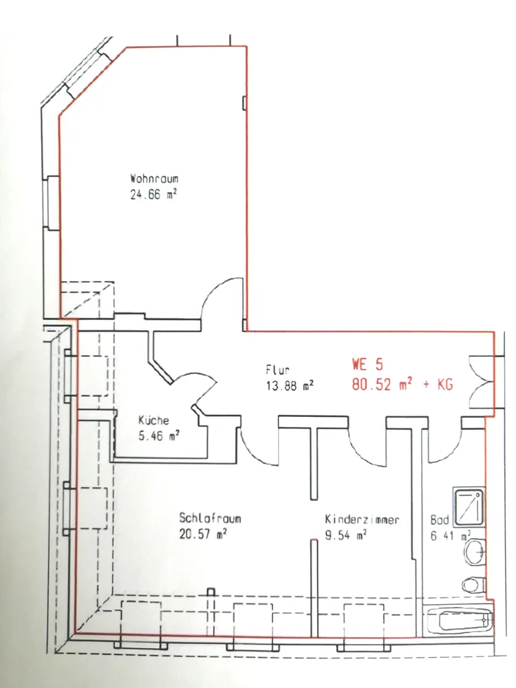 3 room apartment with 81 m² in Dresden – Photo 5