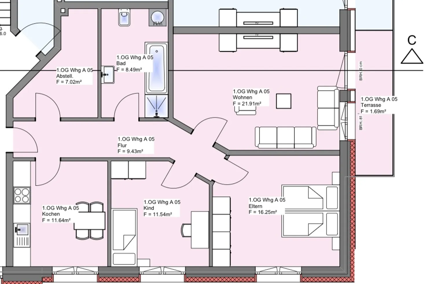 4 Zimmer Wohnung mit 74 m² in Papenburg – Bild 4