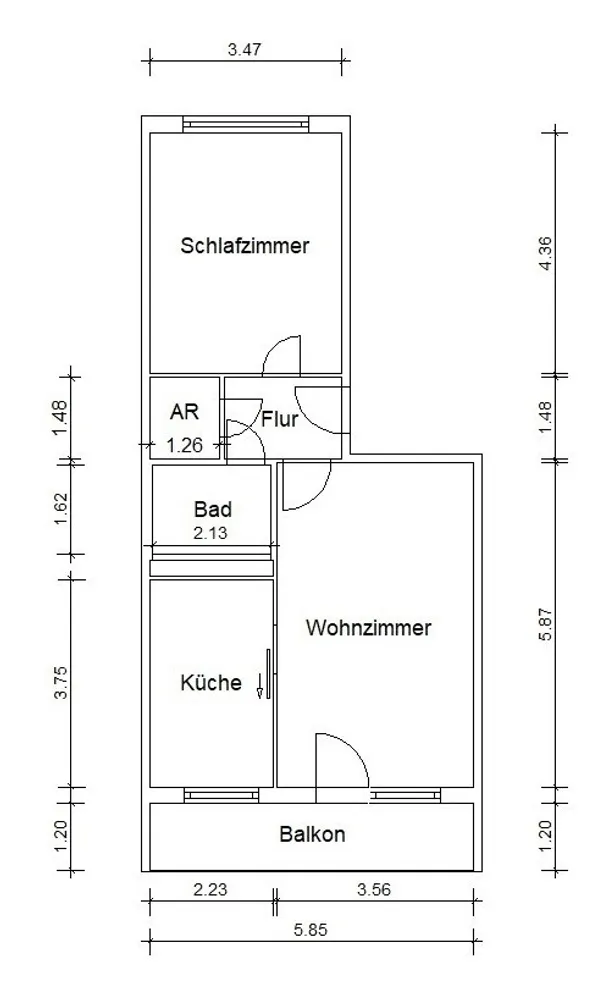 2 Zimmer Wohnung mit 56 m² in Magdeburg – Bild 7