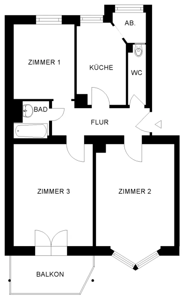 3 Zimmer Wohnung mit 68 m² in Nürnberg – Bild 2