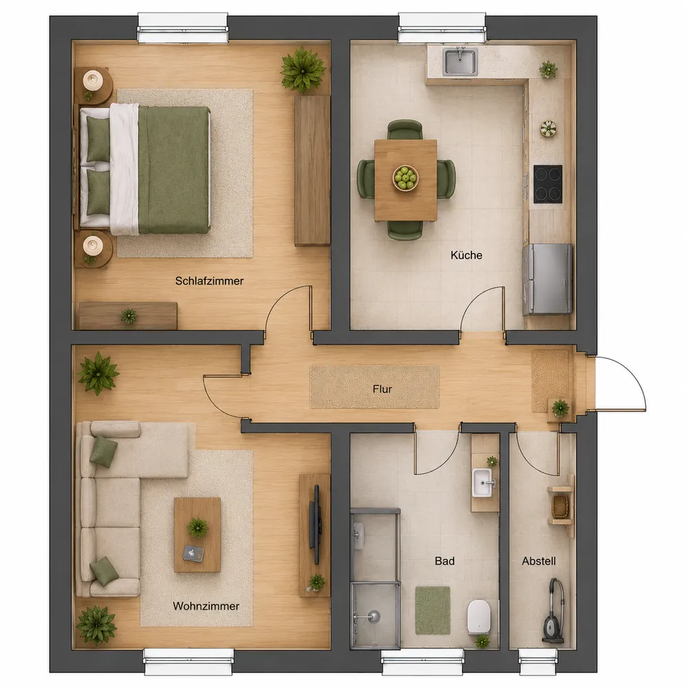 2 Zimmer Wohnung mit 54 m² in Leipzig – Bild 11