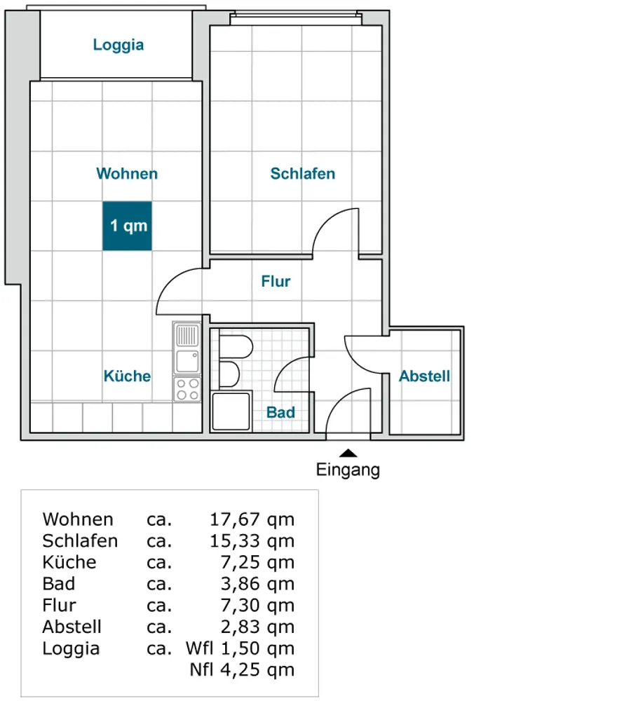 2 Zimmer Wohnung mit 56 m² in Dresden – Bild 8