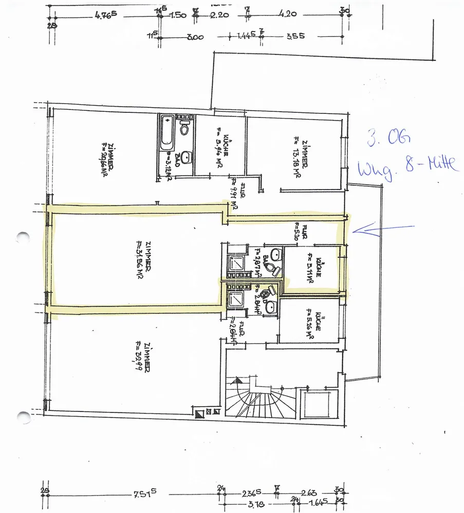 1 Zimmer Wohnung mit 45 m² in Hannover – Bild 3