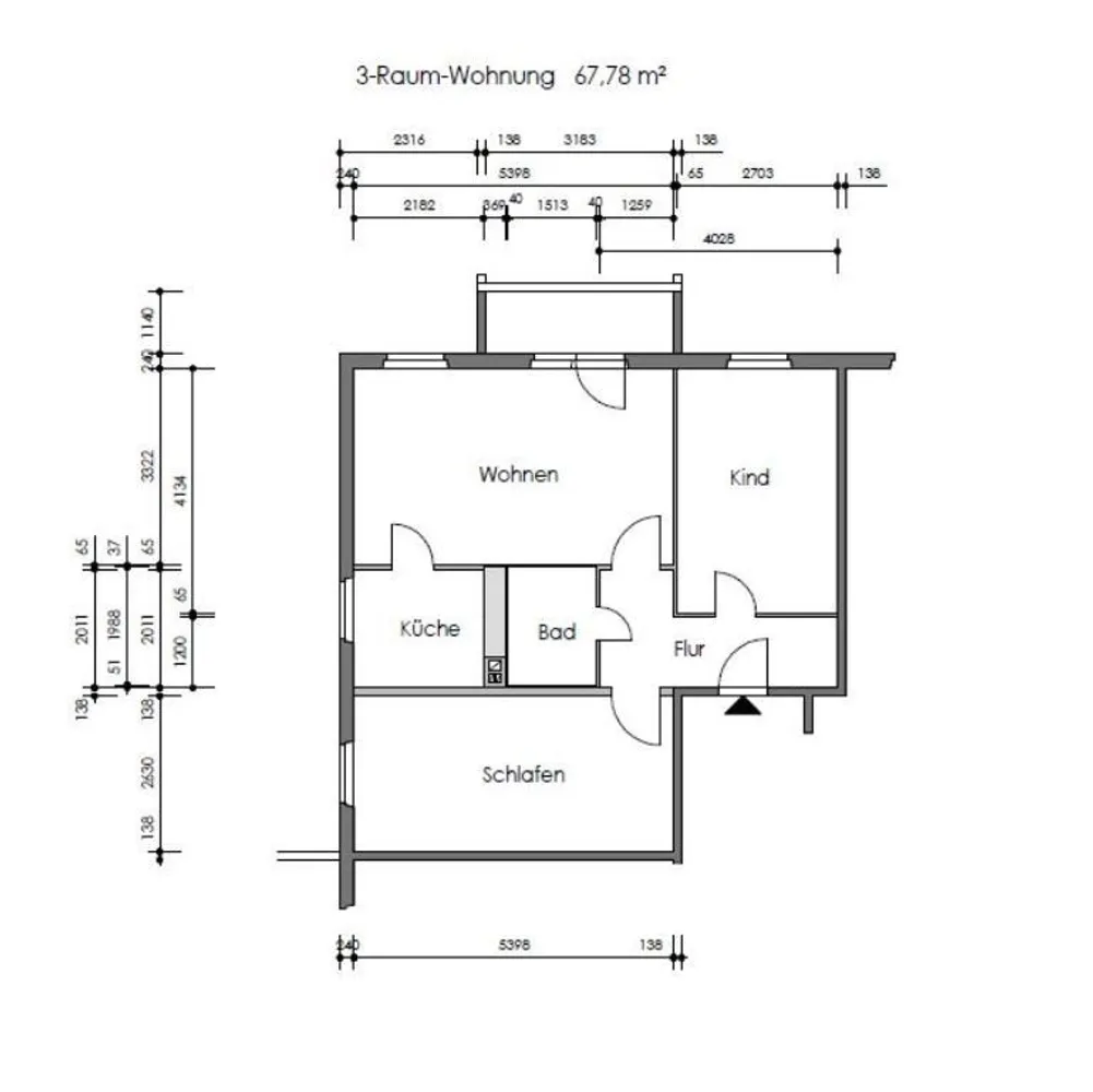 3 Zimmer Wohnung mit 68 m² in Suhl – Bild 4
