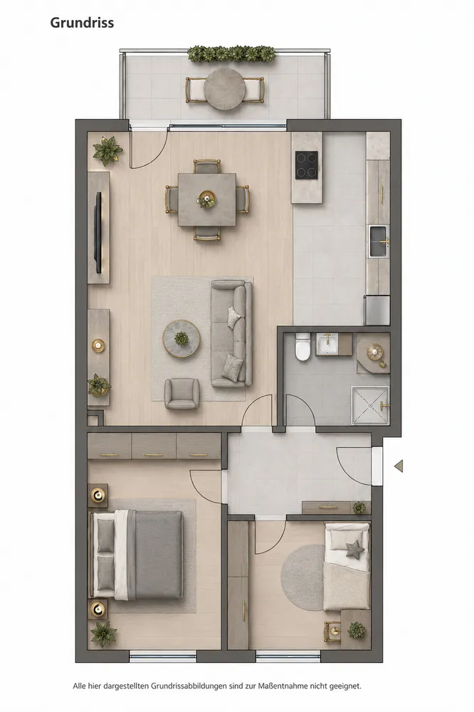 3 Zimmer Wohnung mit 77 m² in München – Bild 4