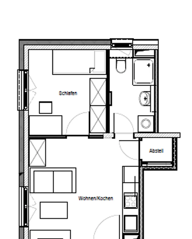 2 Zimmer Wohnung mit 33 m² in Mainz – Bild 9